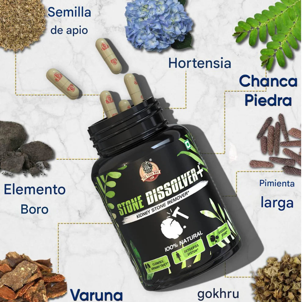 🌿 STONE DISSOLVER Suplemento Natural para Disolver Cálculos Renales + ENVÍO GRATIS 🌿