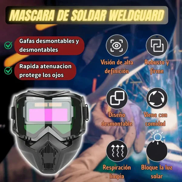 🔥 MÁSCARA DE SOLDAR WELDGUARD+ CON ENVÍO GRATIS 🔥